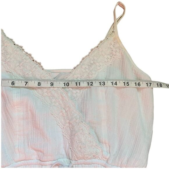 Jack by BB Dakota Dress- White Lace Trimmed Dress- Size Medium - Picture 8 of 9